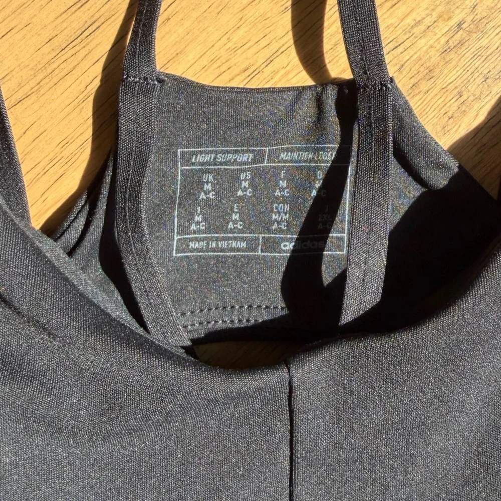 Women’s | Adidas Yoga Studio Luxe Sports Bra, Black | Medium - Picture 5 of 9